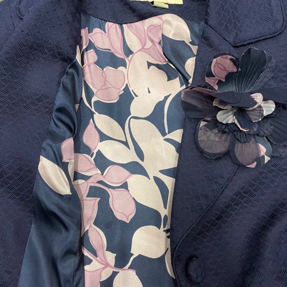 $370 Amanda Smith Silk Flower Suit 2 PCs 18W Women’s - Picture 11 of 13